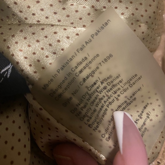 Vintage Danier Leather Jacket Bomber Style - Picture 11 of 12